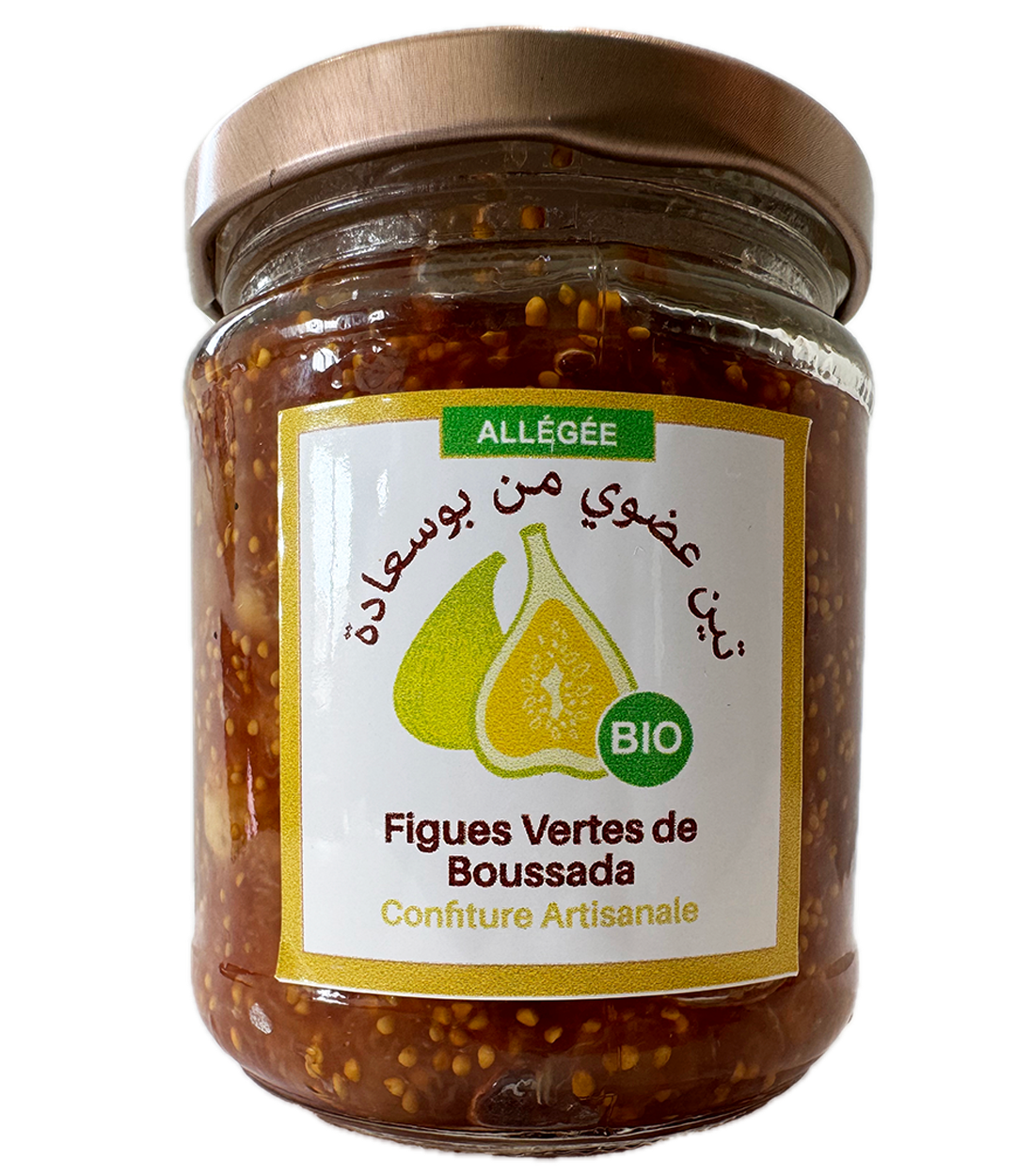 CONFITURE DE FIGUES BIO ALLÉGÉE 220g