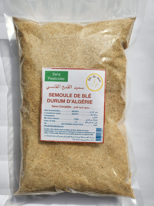 SEMOULE BLÉ  BIO 1 Kg