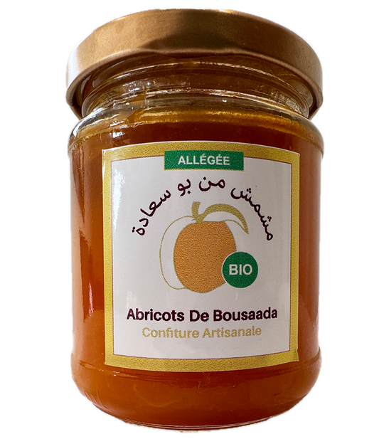 CONFITURE D'ABRICOTS BIO ALLÉGÉE 220g