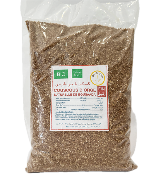 COUSCOUS D’ORGE BIO ROULÉ MAIN 1 Kg