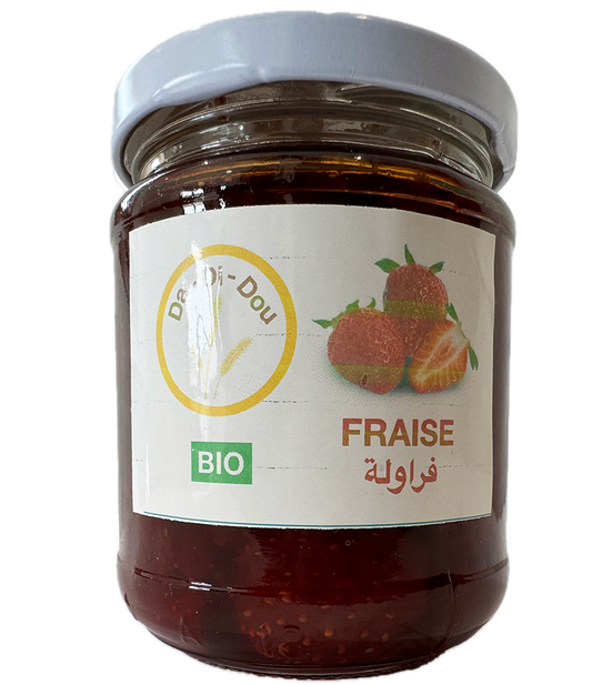 CONFITURE DE FRAISES BIO ALLÉGÉE 220g