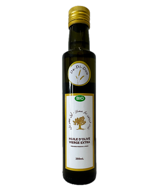 HUILE D’OLIVE EXTRA VIERGE BIO 250mL
